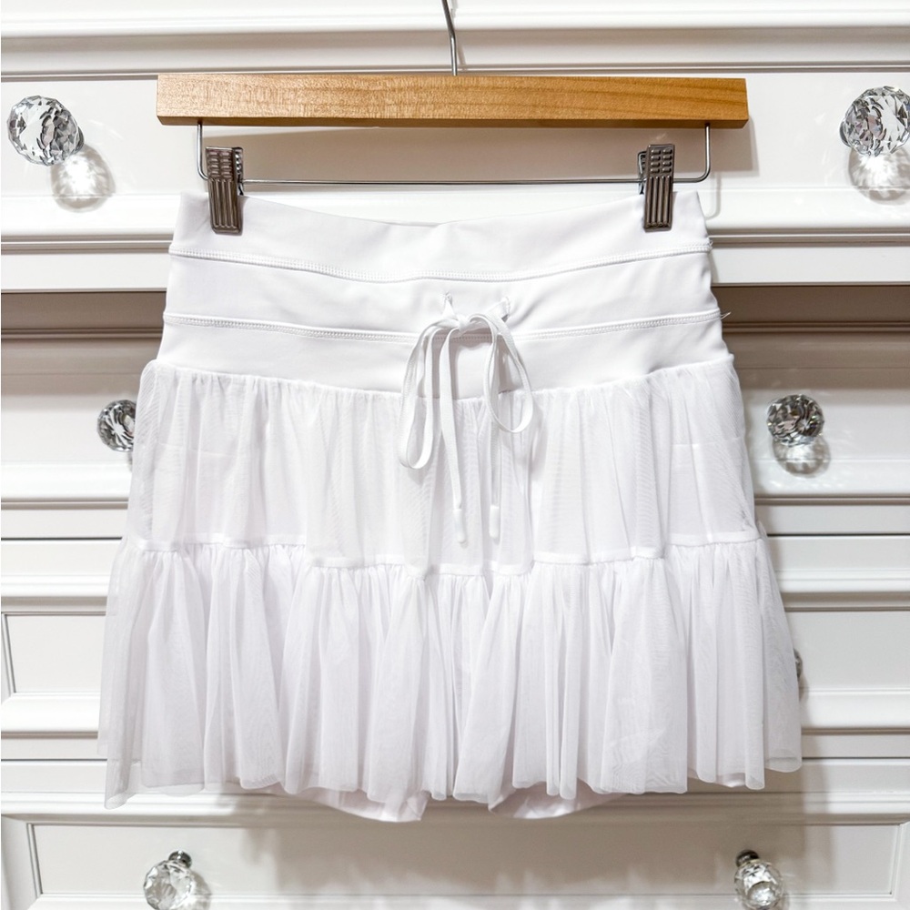 Popflex White Pirouette Skort - NWOT